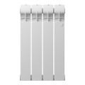 Радиатор биметаллический Royal Thermo Indigo Super+ 500 10 секций, площадь помещения до 18 м2, боковое подключение, настенный, белый