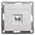 Розетка компьютерная Systeme Electric W59 1-местная скрытой установки RJ45 кат.5E, механизм, цвет - белый