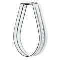 Хомут 3/4″ Ду20 (Дн25-30) грушевидный, без комплекта, корпус - сталь