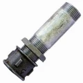 Сгон стальной КАЗ 1/2″ Ду15 Ру16 оцинкованный L=110мм в комплекте ГОСТ 8969-75