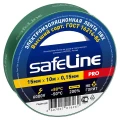 Изолента самозатухающая Safeline PRO ширина - 15 мм, длина - 10 м, толщина - 0.15 мм, материал - поливинилхлорид, цвет - зеленый Изолента самозатухающая Safeline PRO ширина - 15 мм, длина - 10 м, толщина - 0.15 мм, материал - поливинилхлорид, цвет - зеленый