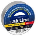 Изолента самозатухающая Safeline PRO ширина - 19 мм, длина - 20 м, толщина - 0.15 мм, материал - поливинилхлорид, цвет - серо-стальной Изолента самозатухающая Safeline PRO ширина - 19 мм, длина - 20 м, толщина - 0.15 мм, материал - поливинилхлорид, цвет - серо-стальной