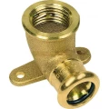 Угольник Sanha 8472G Дн15x1/2″ Ру40 ВПр - ВР, бронза, для медных труб