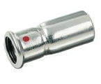 Переходник редукционный Sanha 24243 Ду18ax15 Ру16 ВПр-НПр, корпус-сталь оцинконная