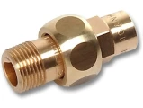 Сгон Sanha 4341g Дн15x1/2″ Py40 ВП-НР, корпус - бронза, самоуплотняющийся для медных труб  