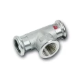 Тройник SANHA 24130G Дн15x1/2″x15 Ру16 ВПр-ВР-ВПр, стальной, прессовой