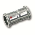 Муфта Sanha 24270 Therm Ду54 Ру16, равнопроходная, присоединение - внутренний выход под пресс, корпус - углеродистая сталь оцинкованная, уплотнение-EPDM