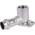 Отвод Sanha NiroSan 9472G Дн18x1/2″ Ру16 прессовые, ВПр-ВР, корпус - нержавеющая сталь