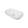 Умывальник Sanita Luxe Infinity 60 без отверстия под смеситель белый мебельный