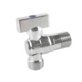 Кран шаровой бытовой SantechSystems НР 1/2″-1/2″ Ду15 Ру10, стандартнопроходной, латунный, наружная резьба, ручка-флажок