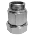 Муфта SantechSystems Ду50 (2″) Дн56,4-58,0 Ру10 корпус - сталь оцинкованная, наружная резьба обжимная