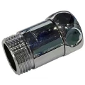 Соединитель прямой SantechSystems 1/2″х3/4″ Ду15х20 Ру16 для полотенцесушителя корпус - латунь хромированная, наружняя резьба / накидная гайка