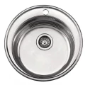 Мойка врезная Ledeme L75151 510x510x180  нержавеющая сталь 0.8 мм , выпуск 3 1/2″, c сифоном