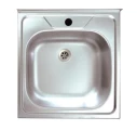 Мойка накладная Trio 50x50  500х500x130 нержавеющая сталь 0.4 мм , выпуск 1 1/2″, без сифона