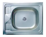 Мойка накладная Trio 50x60 правосторонняя 600х500x130 нержавеющая сталь 0.4 мм , выпуск 1 1/2″, без сифона
