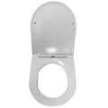 Сиденье для унитаза Selena Circulo C101WG из дюропласта с микролифтом белое