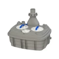 Канализационная установка SFA SANICUBIC 2 XL VX поверхностная, корпус - пластик, мощность - 2кВт, напор - 10м, 220В Канализационная установка SFA SANICUBIC 2 XL VX поверхностная, корпус - пластик, мощность - 2кВт, напор - 10м, 220В