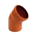 Отвод Sinikon Универсал Дн160x45° для внутренней и наружной канализации, материал гомополимер пропилена PP-H