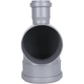 Отвод внутренний Sinikon Стандарт Дн110-50x87° с фронтальным патрубком (выход сзади) Отвод внутренний Sinikon Стандарт Дн110-50x87° с фронтальным патрубком (выход сзади)