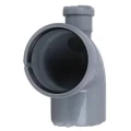 Отвод внутренний Sinikon Стандарт Дн110-50x87° с фронтальным патрубком (выход вверх) Отвод внутренний Sinikon Стандарт Дн110-50x87° с фронтальным патрубком (выход вверх)