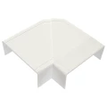 Угол плоский SPL PROF-pl 130х50 изменяемый угол 60-110° для кабель-канала, корпус - пластик, цвет - белый