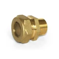 Муфта STAHLMANN SSML Ду15х15 (15Ax1/2) Ру15, корпус - латунь, обжим/HP, SSML1501/2BEF