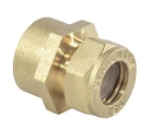 Муфта STAHLMANN Дн40х1 1/2″ переходная, внутренняя резьба / обжим, корпус - латунь Муфта STAHLMANN Дн40х1 1/2″ переходная, внутренняя резьба / обжим, корпус - латунь