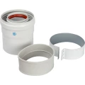 Адаптер STOUT вертикальные с Ду60x100 на Ду60x100 для Baxi, Viessmann, коаксиальный