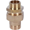 Соединитель STOUT SFT-0051 3/4″ Ду20 Ру10 разъемное соединение американка наружная-наружная резьба, корпус - латунь