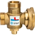 Клапан термостатический терморегулятора STOUT SVM-0050 1″ HP 1 1/2″ BP 60°С