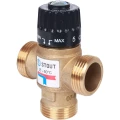 Клапан термостатический терморегулятора STOUT SVM-0120 1″ НР 20-43°С KV 1,6 для систем отопления и ГВС