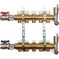 Коллектор из латуни STOUT SMB 0468 3/4″-1″ Ру10 без расходомеров, 3 выхода