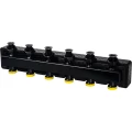 Коллектор распределительный стальной Stout SDG-0017 1″ 1/2 Ду25 Ру4 с верхними и нижними выходными патрубками, 3 выхода