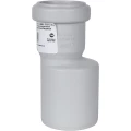 Переход эксцентрический полипропиленовый STOUT Дн58x40 короткий для бесшумной канализации