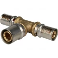 Тройник STOUT SFP-0005 Ду20x16x16 Ру16, латунь, пресс, переходной, для металлопластиковых труб