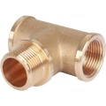 Тройник STOUT SFT-0064 Ду15 Ру16, латунь, с внутренней-наружной-внутренней резьбой, для металлопластиковых труб