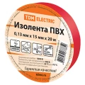 Изолента самозатухающая TDM ширина - 15 мм, длина - 20 м, толщина - 0.13 мм, материал - поливинилхлорид, цвет - красный Изолента самозатухающая TDM ширина - 15 мм, длина - 20 м, толщина - 0.13 мм, материал - поливинилхлорид, цвет - красный