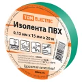 Изолента самозатухающая TDM ширина - 15 мм, длина - 20 м, толщина - 0.13 мм, материал - поливинилхлорид, цвет - зеленый Изолента самозатухающая TDM ширина - 15 мм, длина - 20 м, толщина - 0.13 мм, материал - поливинилхлорид, цвет - зеленый