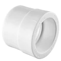 Муфта переходная TEBO TR-TB Дн75/63 Ру20, материал - полипропилен, присоединение - сварка ВР/НР, цвет - белый