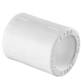Муфта соединительная TEBO R-TB Дн20 Ру20, материал - полипропилен, присоединение - сварка, цвет - белый