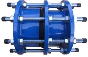 Соединение разборное Tecofi JT4203-0250 Ду250, Ру10, корпус - ковкий чугун EN-GJS-500-07, уплотнение - EPDM