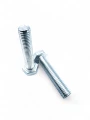 Болт Т шестигранный Технотрон М16х80 с полной резьбой, корпус - сталь, оцинкованный, весовой, фасовка - 20кг, DIN 933