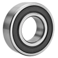 Подшипник шариковый NPT 61824-2RS однорядный, внутренний диаметр - 120мм, зазор CN (нормальный), тип отверстия - цилиндрический, сепаратор - сталь, уплотнение - закрытое, корпус - сталь
