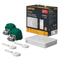 Комплект защиты от протечек воды Теплолюкс Neptun Bugatti Smart Tuya 1/2″ Ду15 Ру40  напряжение питания - 12В, комплектация - 6 шт. с проводными датчиками SW005