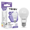 Лампа светодиодная TOKOV ELECTRIC А60 матовая, мощность - 16 Вт, цоколь - E27, световой поток - 1400 лм, цветовая температура - 4000 K, форма - грушевидная