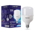 Лампа светодиодная TOKOV ELECTRIC HP Е40/Е27 матовая, мощность - 50 Вт, цоколь - E40/E27, световой поток - 4500 лм, цветовая температура - 6500 K, форма - цилиндр