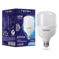 Лампа светодиодная TOKOV ELECTRIC HP Е40/Е27 матовая, мощность - 60 Вт, цоколь - E40/E27, световой поток - 5300 лм, цветовая температура - 6500 K, форма - цилиндр