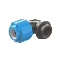 Отвод компрессионный ПЭ ТПК-АКВА 5001 ВР Дн20x1/2″ Ру16 90° с внутренней резьбой