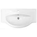 Умывальник Sanita Luxe Classic 80 мебельный, 1 отверстие под сместитель по центру, белый