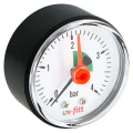 Манометр осевой UNI-FITT 305D1020 общетехнический с индикаторной стрелкой, корпус 50мм, шкала (0-4бар), резьба G1/4″, класс точности 1.6